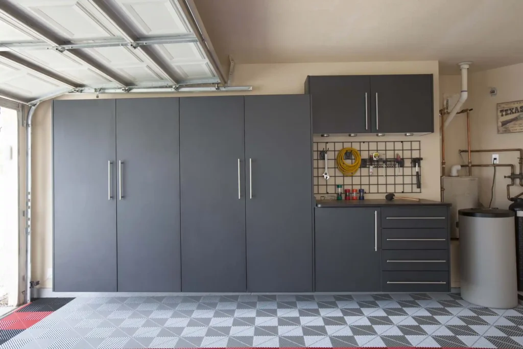 Custom Built-In Garage Cabinets