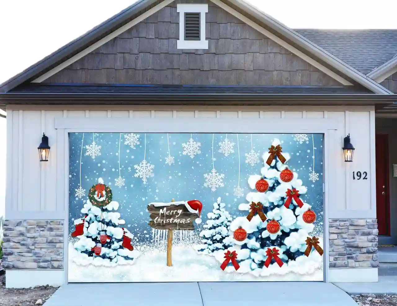 6 Best Christmas Garage Door Covers for Your Home